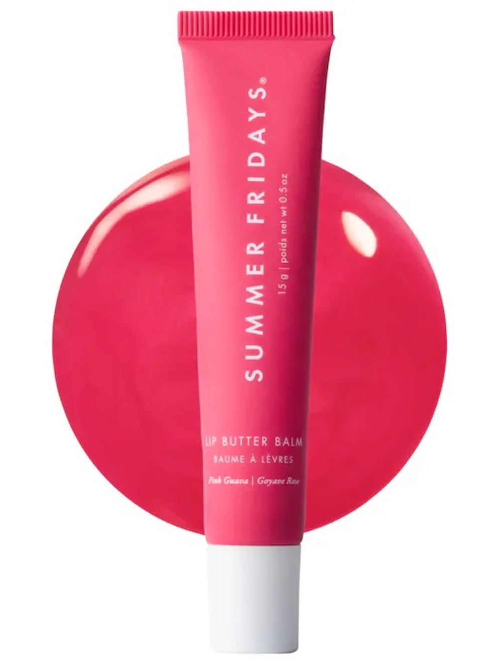 Summer Fridays Lip Butter Balm Treatment Pink Guava